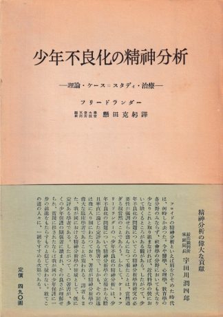 少年不良化の精神分析─理論・ケース＝スタディ・治療